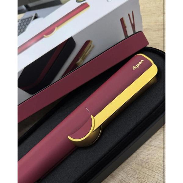 Dyson Airstrait Red Velvet ve Gold Islak ve Kuru Saç Düzleştirici - Image 1