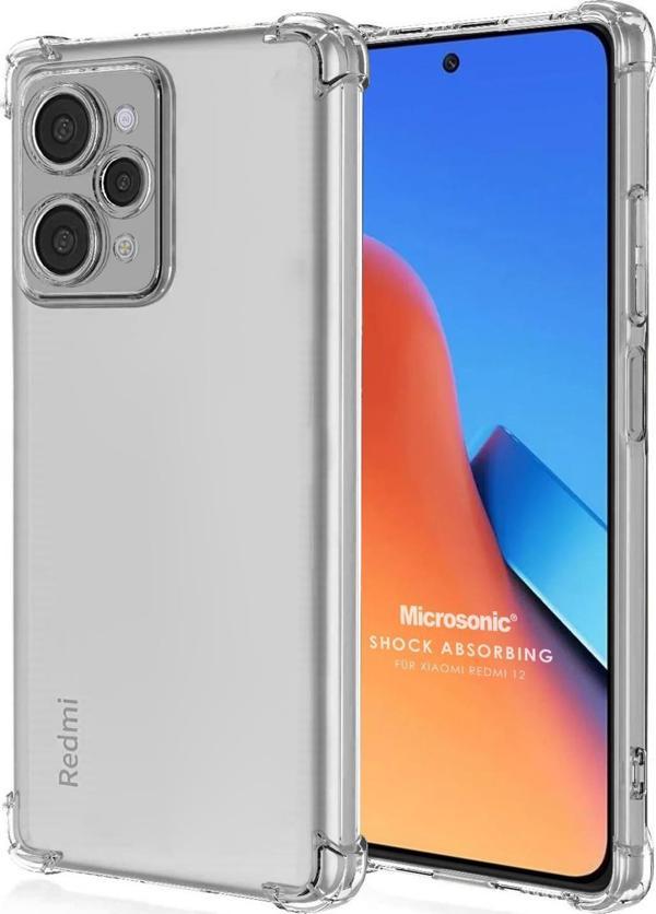 Microsonic Xiaomi Redmi 12 Kılıf Shock Absorbing Şeffaf - Image 1