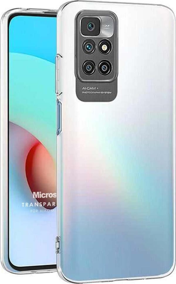 Microsonic Xiaomi Redmi 10 2022 Kılıf Transparent Soft Şeffaf - Image 1