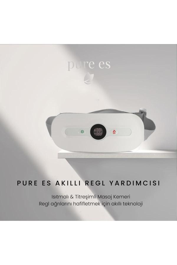 Akıllı Isıtıcılı Masaj Kemeri Beyaz - Image 1