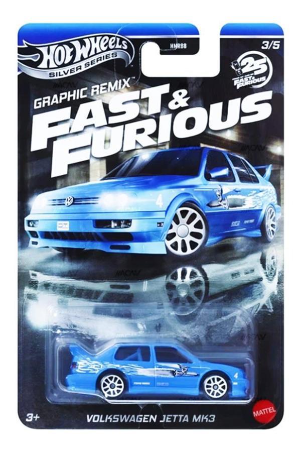 Hot Wheels Silver Series  Fast & Furious Volkswagen Jetta MK3 HNR88 JBY46 - Image 1