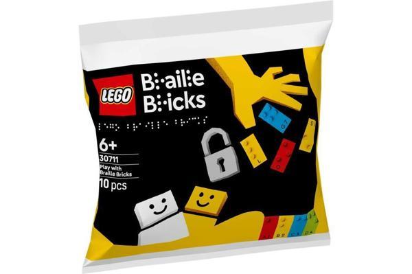 LEGO Iconic 30711 Play with Braille Bricks - Image 1