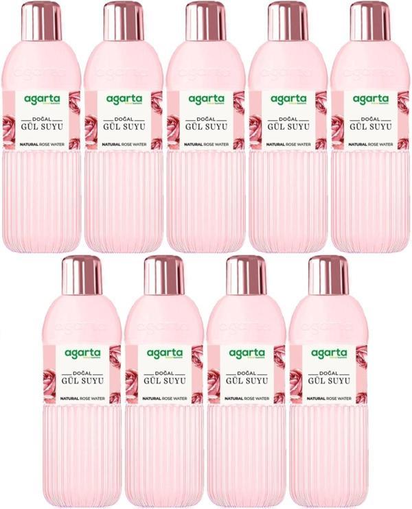 Agarta Doğal Gül Suyu 400ML (9 Lu Set) - Image 1