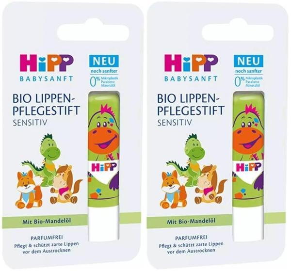 Hipp Babysanft Organik Dudak Nemlendiricisi Ultra Sensıtıv 4.8GR (Yeşil) (2 Li Set) - Image 1