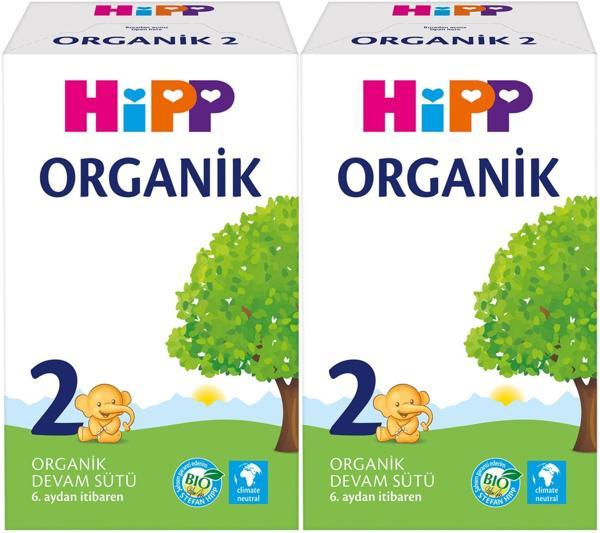 Hipp Organik Devam Sütü 600GR No:2 (6. Aydan İtibaren) (2 Li Set) - Image 1