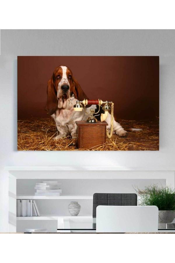 Köpek Resimli Kanvas Tablo - Image 1