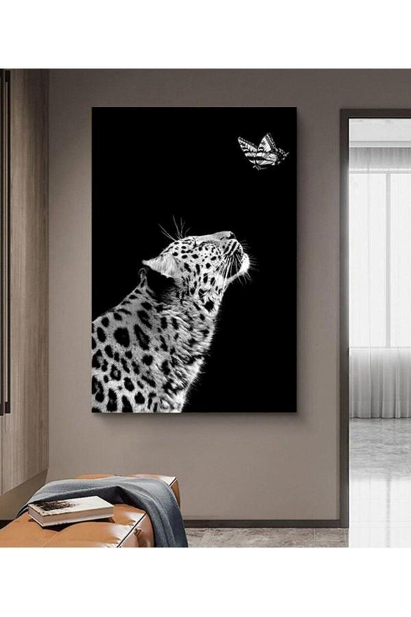 Leopar Kanvas Tablo - Image 1