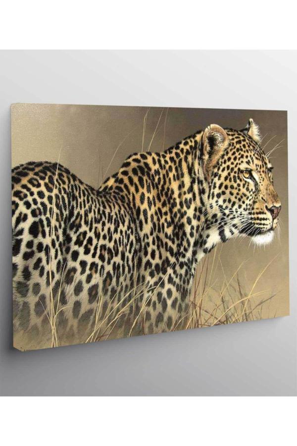 Aslan Leopar Kanvas Tablo - Image 1