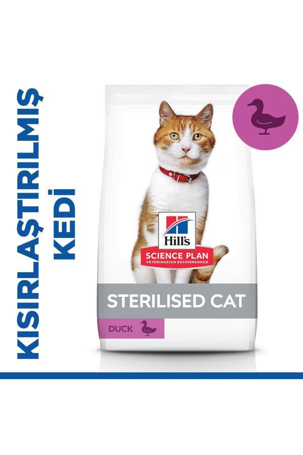 SCIENCE PLAN Ördekli Kısırlaştırılmış Yetişkin Kedi Maması 10 Kg - Image 1