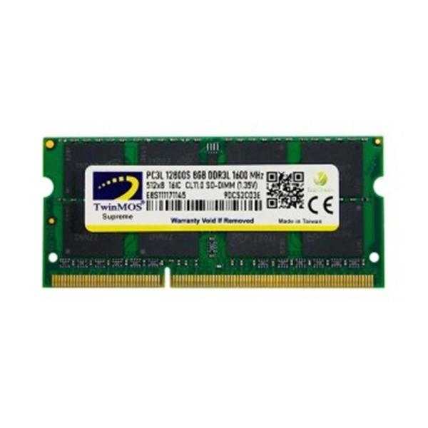 TwinMOS 8GB DDR3 1600MHz CL16 1.5V MDD38GB1600N Notebook Ram - Image 1