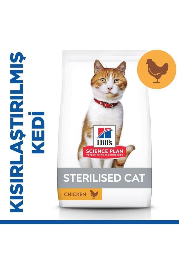 SCIENCE PLAN Tavuklu Kısırlaştırılmış Yetişkin Kedi Maması 8+2 kg - Image 1