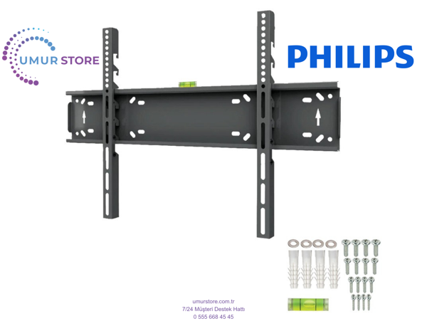 Philips 55” 55pus7609/62 / 43”- 65” inç Lcd Led Televizyon Sabit Duvar Askı Aparatı - Image 1