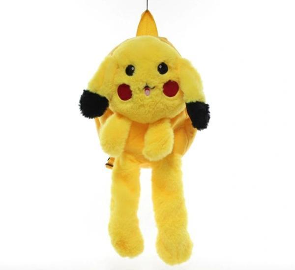 MDB Peluş Işıklı Oynar Kulaklı Pikachu Sırt Çantası - Image 1
