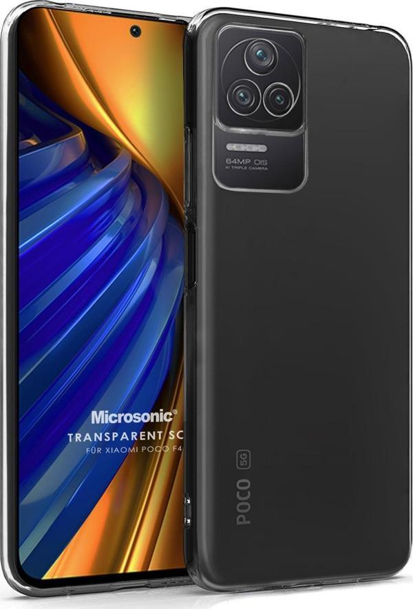 Microsonic Xiaomi Poco F4 Kılıf Transparent Soft Şeffaf - Image 1