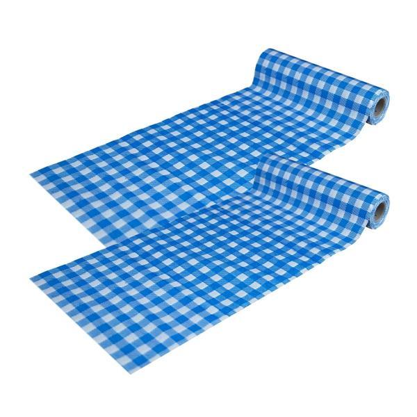 Pratikser Tek Kullanımlık Masa Örtüsü Mavi - 120x150cm - 2 Rulo - Image 1