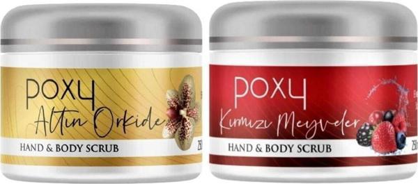 Altın Orkide Scrub (KIL DÖNMESİ VE BATIK) 250 ml & Kırmızı Meyveler Scrub (NASIR İÇİN) 250 ml - Image 1