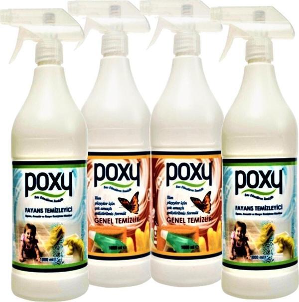 Çok Amaçlı Genel Temizlik Leke Çözücü 2 X 1 Lt & Fayans Derz Temizleyici 2 X 1 Lt - Image 1