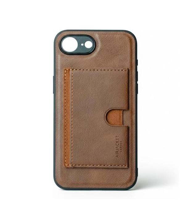 Apple iPhone 16E Uyumlu Manyetik Deri Cüzdan Kılıf, Kart Yuvalı, Kablosuz Şarj Destekli, Ayrılabilir Tasarım, Kahverengi - Image 1