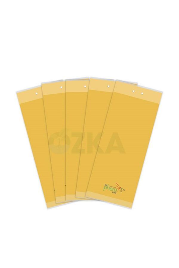 Topraksız Market 10’Lu Sarı Yapışkan Kart Tuzak 25×10 Cm – Seralar Ve Tarım Alanları İçin Haşere Kontrolü - Image 1