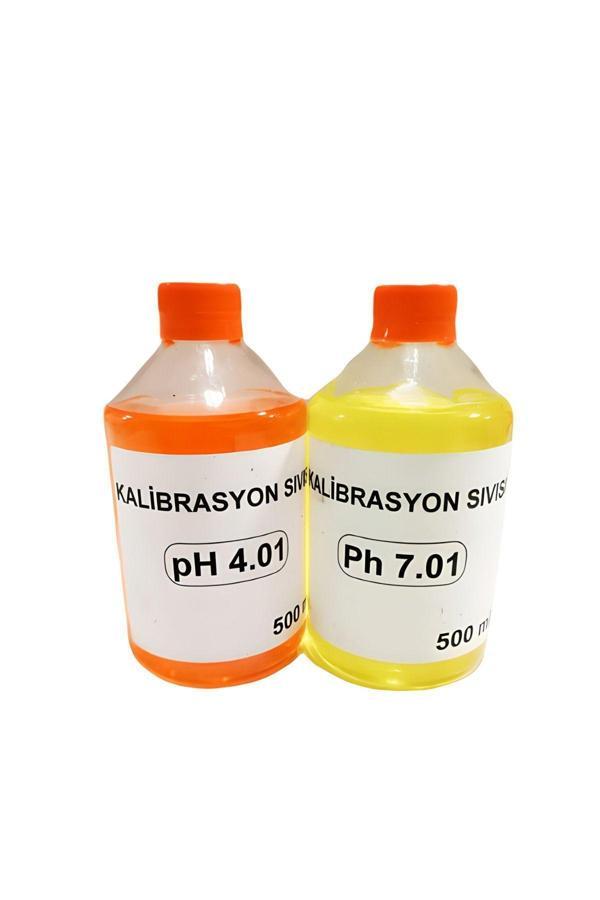 Topraksız Market Ph Metre Kalibrasyon Sıvısı Seti – 4.01 & 7.01 | 500 Ml X 2 | Ph Ölçüm Cihazı Kalibre Sıvıları - Image 1