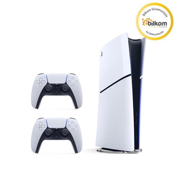 Sony Playstation 5 Slim 825 GB Digital Edition Oyun Konsolu + 2. Dualsense (Bilkom Garantili) - Image 1