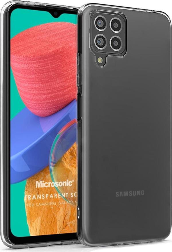 Microsonic Samsung Galaxy M33 Kılıf Transparent Soft Şeffaf - Image 1