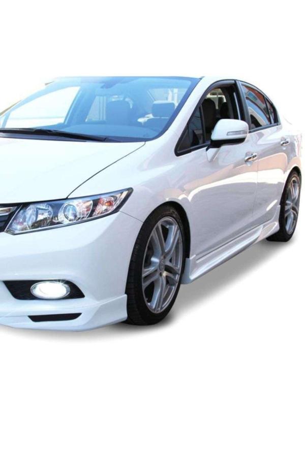 Gtm Otomotiv Honda Cıvıc Fb 7 Custom Yan Marşpiyel Seti 2012/2015 - Mat Siyah - Image 1