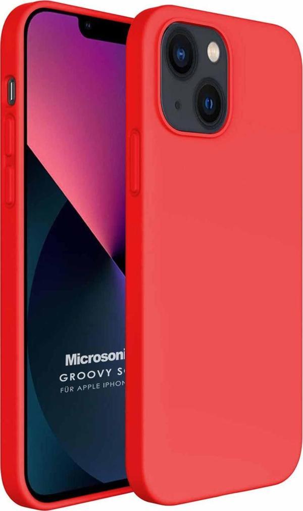 Microsonic Apple iPhone 13 Kılıf Groovy Soft Kırmızı - Image 1
