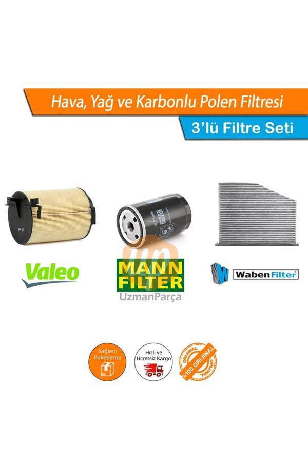 VW Golf 6 1.6 Filtre Seti Valeo Mann Wbn Karbonlu 2009-2012 - Image 1