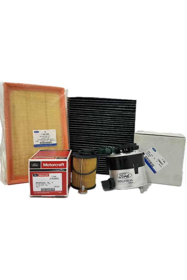 Ford C-Max 1.6 TDCi Dizel Filtre Bakım Seti 2003-2007 Hava+Yağ+K.Polen+Otosan Yakıt Filtresi - Image 1