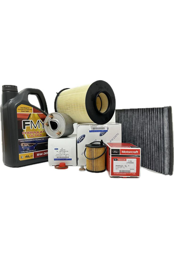 Ford C-Max 1.6 TDCi Dizel Filtre Bakım Seti 2011-2018 Hava+Yağ+K.Polen+Yakıt Filtresi+Motor Yağı - Image 1