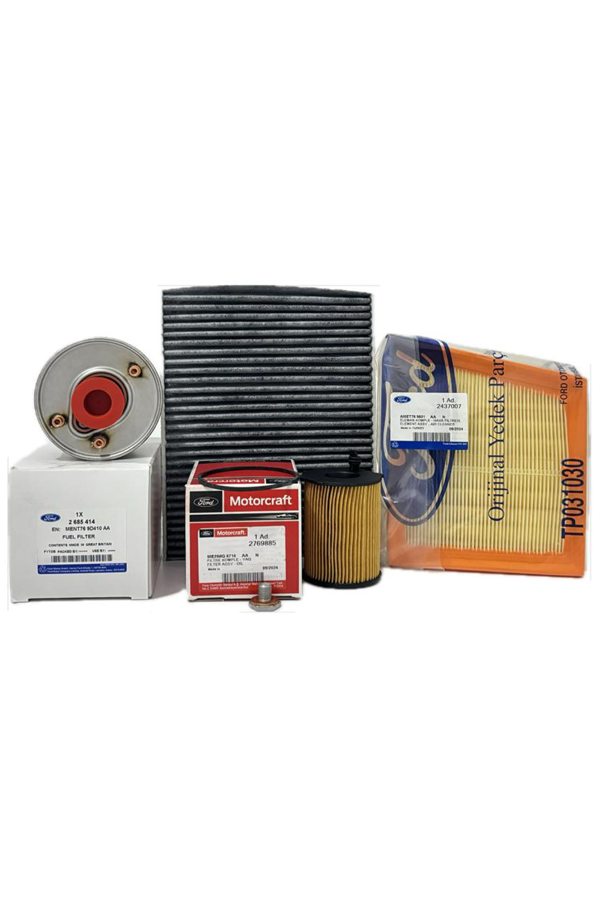 Ford Fiesta 1.4 - 1.5 TDCi Dizel Filtre Bakım Seti 2012-2017 Hava+Yağ+K.Polen+Yakıt Filtresi - Image 1