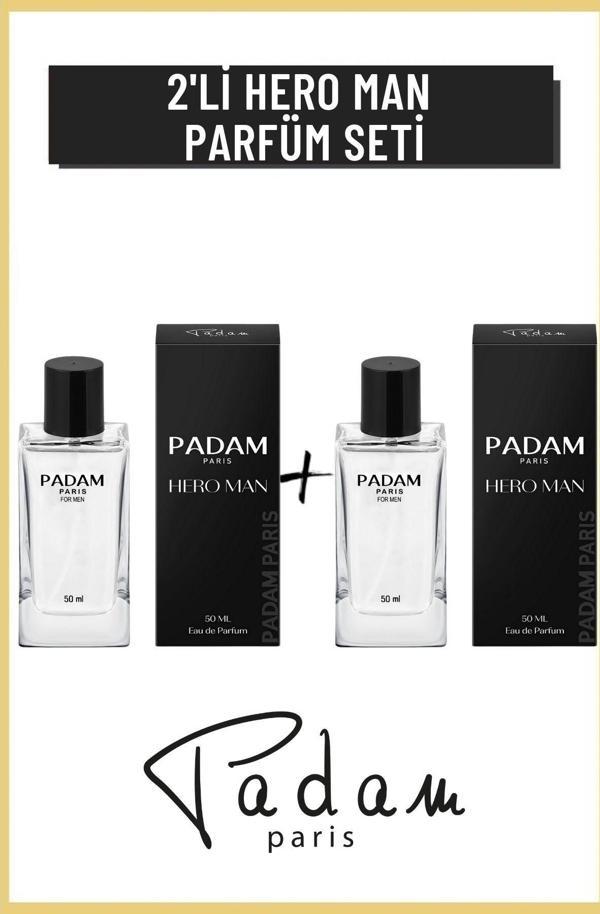 Padam Paris 2' li Hero Man Parfüm Seti Erkek PDMPMP05 - Image 1