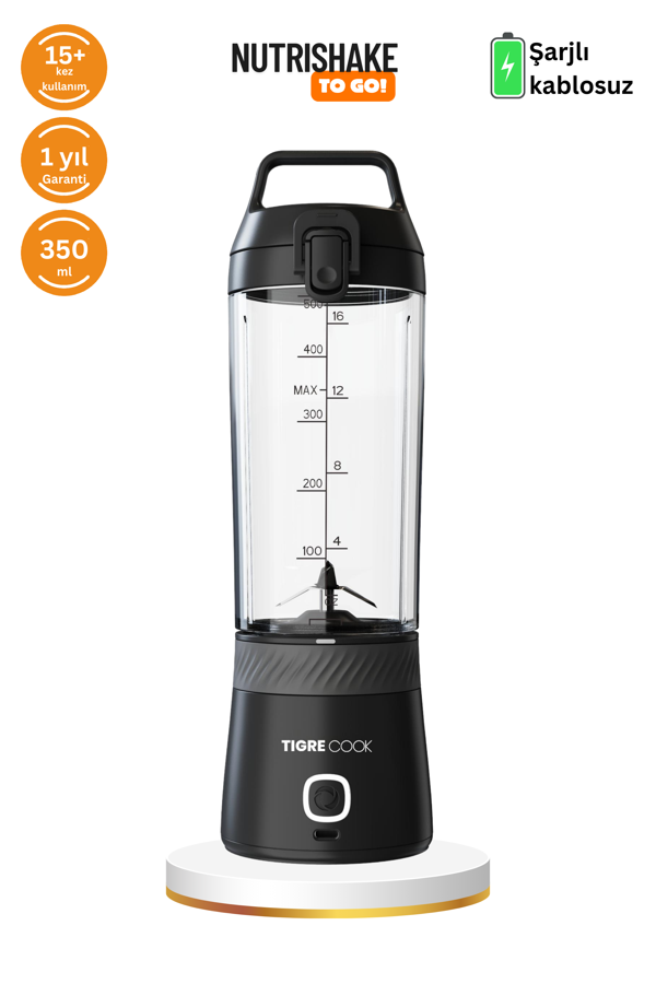 TIGRECOOK Blender Kişisel Taşınabilir Kablosuz Mikser ve Smoothie Makinesi, Güçlü, Şarj Edilebilir - Image 1