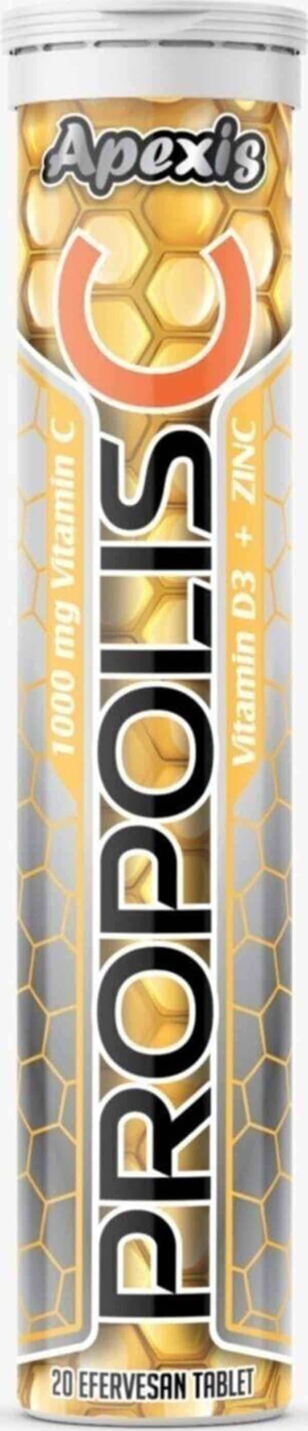APEXIS PROPOLİS 1000 MG VIT C+ZINC - Image 1