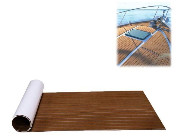 Eva Köpük Sahte Tik Güverte Zemin Kaplama 45x240 cm - Image 1