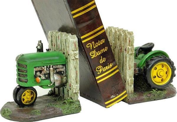 Kitap Stoper Traktör Yeşil Dekoratif Hediyelik - Image 1