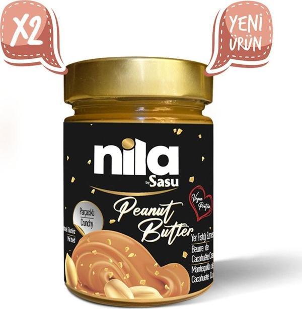 Nila By Sasu Fıstık Ezmesi 2x300g - Parçacıklı - Image 1