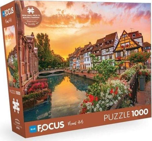 Blue Focus 1000 Parça Puzzle Colmar BF449 - Image 1