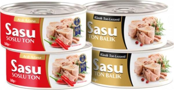 Sasu Klasik Ton Balığı 2x160g Acılı Ton Balığı 2x160g - Image 1