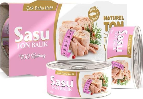 Sasu Light Suda Ton Balığı 1 Koli 24x160 Gr Bütün Dilim - Image 1