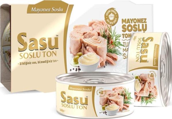 Sasu Mayonez Soslu Ton Balığı 2x160g Iri Parça - Image 1