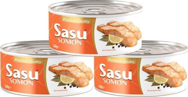 Sasu Somon Balığı 3 X 160 G Bütün Dilim - Image 1