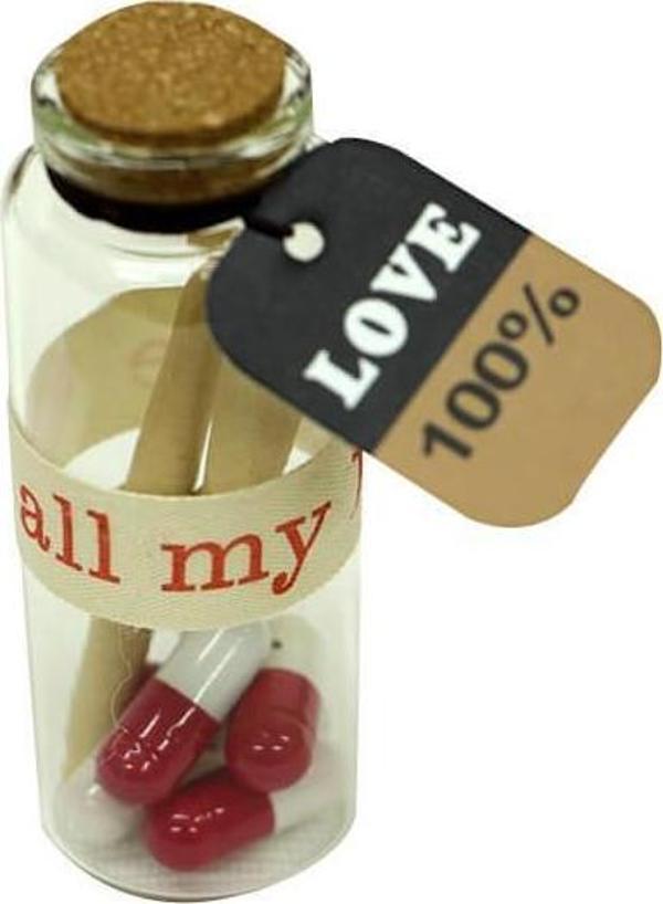Dilek Şişesi Love 12'li Paket Hediyelik - Image 1