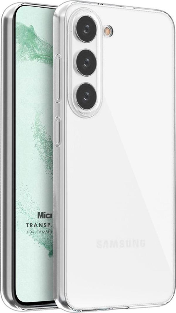 Microsonic Samsung Galaxy S23 Kılıf Transparent Soft Şeffaf - Image 1