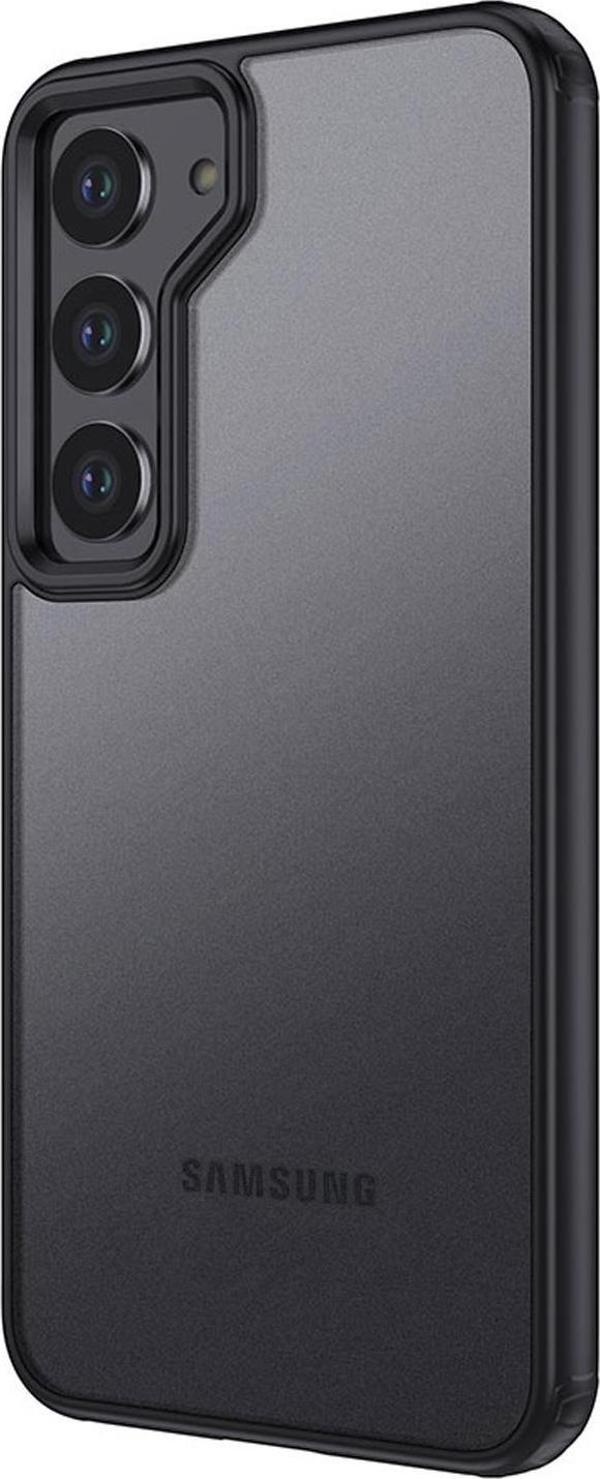 Microsonic Samsung Galaxy S23 Plus Kılıf Frosted Frame Siyah - Image 1