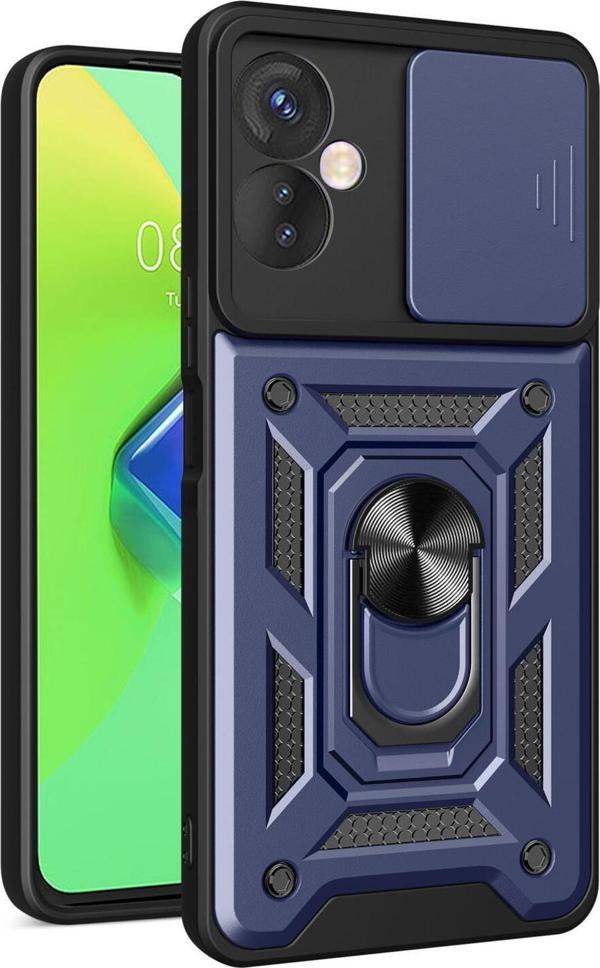 Microsonic TECNO Spark 9 Pro Kılıf Impact Resistant Lacivert - Image 1