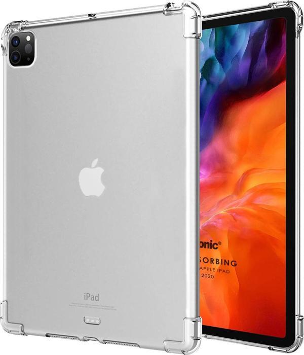 Microsonic Apple iPad Pro 12.9`` 2022 6. Nesil Kılıf (A2436-A2764-A2437-A2766) Shock Absorbing Şeffaf - Image 1