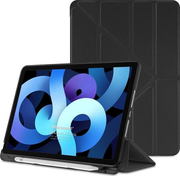 Microsonic Apple iPad Air 5.Nesil 2022 Kılıf (A2588-A2589-A2591) Origami Pencil Siyah - Image 1