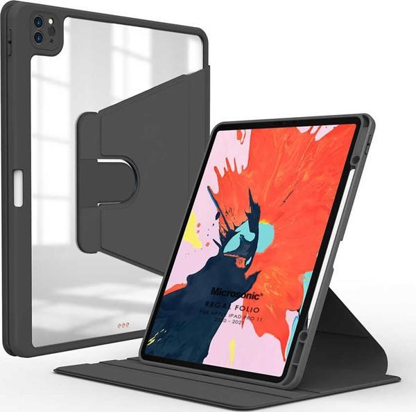 Microsonic Apple iPad Pro 11 2020 2.Nesil Kılıf (A2228-A2068-A2230) Regal Folio Siyah - Image 1